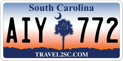SC license plate AIY772