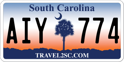 SC license plate AIY774