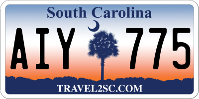 SC license plate AIY775