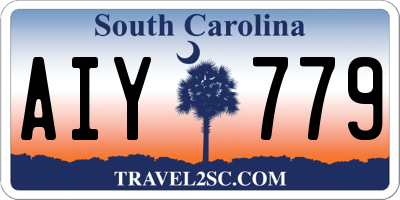 SC license plate AIY779