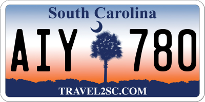 SC license plate AIY780