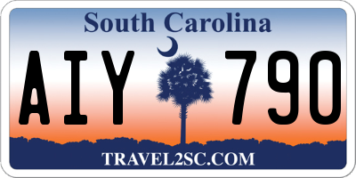SC license plate AIY790