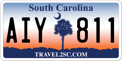 SC license plate AIY811