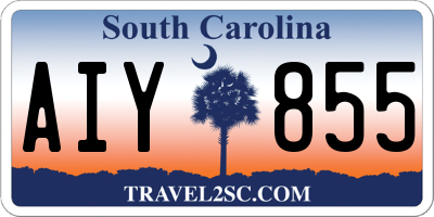 SC license plate AIY855