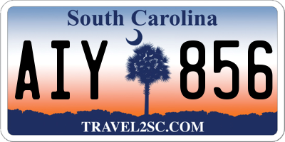 SC license plate AIY856