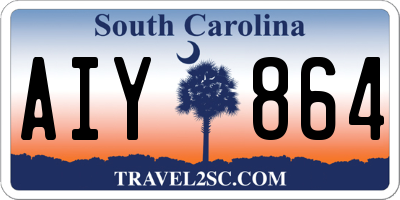 SC license plate AIY864