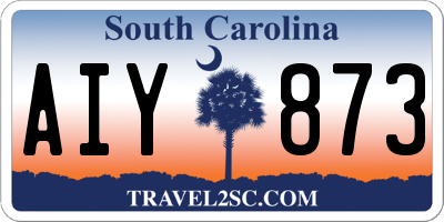 SC license plate AIY873