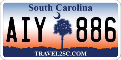 SC license plate AIY886
