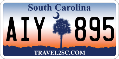 SC license plate AIY895