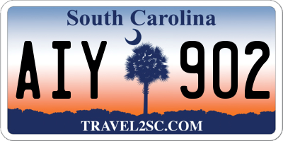 SC license plate AIY902