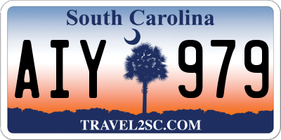 SC license plate AIY979