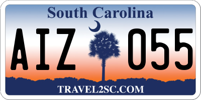 SC license plate AIZ055