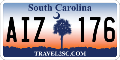 SC license plate AIZ176