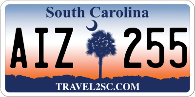 SC license plate AIZ255