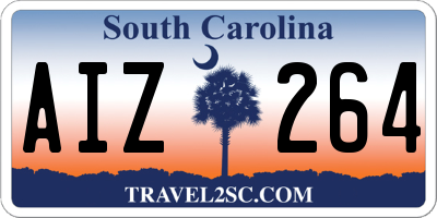 SC license plate AIZ264