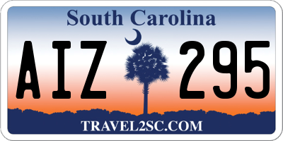 SC license plate AIZ295