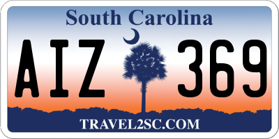 SC license plate AIZ369