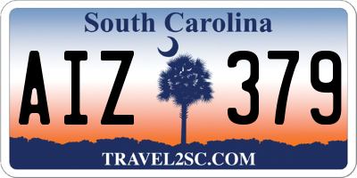 SC license plate AIZ379