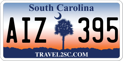 SC license plate AIZ395