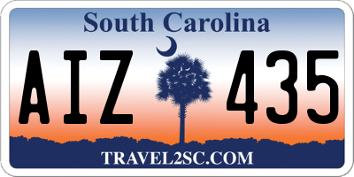 SC license plate AIZ435