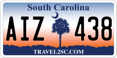 SC license plate AIZ438