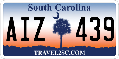 SC license plate AIZ439