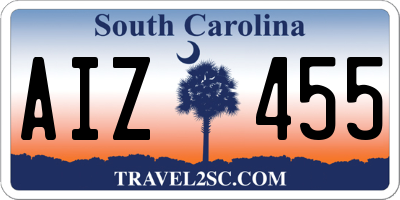 SC license plate AIZ455