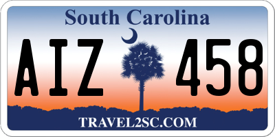 SC license plate AIZ458