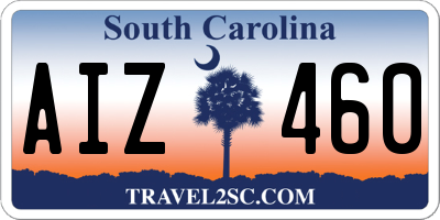 SC license plate AIZ460