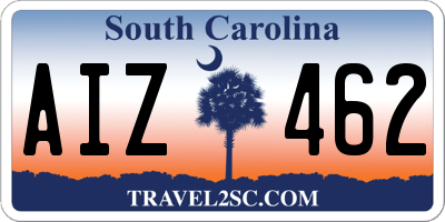 SC license plate AIZ462