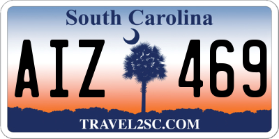 SC license plate AIZ469