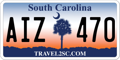 SC license plate AIZ470