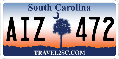 SC license plate AIZ472