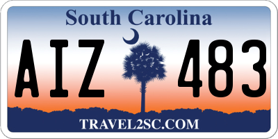 SC license plate AIZ483