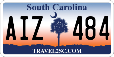 SC license plate AIZ484