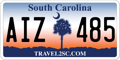 SC license plate AIZ485