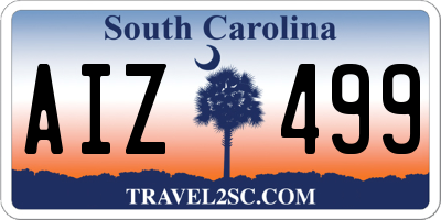 SC license plate AIZ499