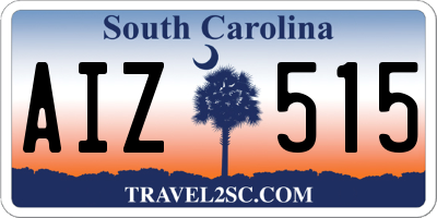 SC license plate AIZ515