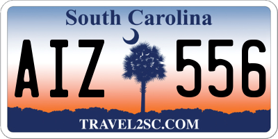 SC license plate AIZ556