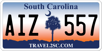 SC license plate AIZ557