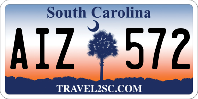 SC license plate AIZ572