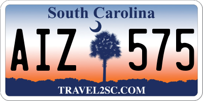 SC license plate AIZ575