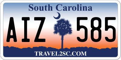 SC license plate AIZ585