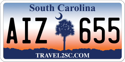 SC license plate AIZ655