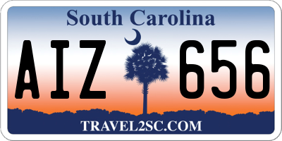 SC license plate AIZ656