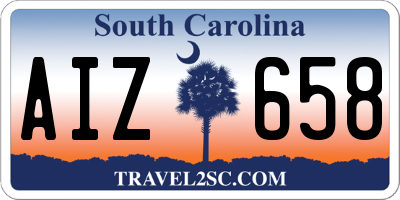 SC license plate AIZ658