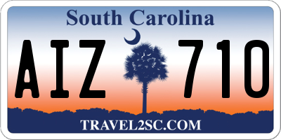 SC license plate AIZ710
