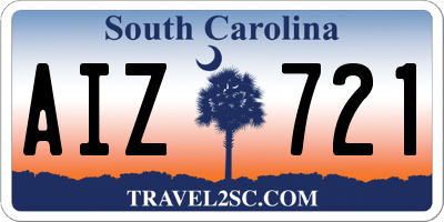 SC license plate AIZ721