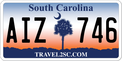 SC license plate AIZ746