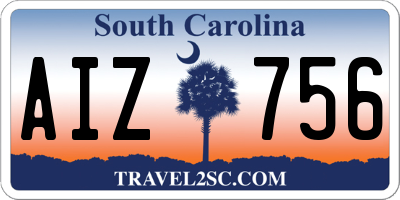 SC license plate AIZ756